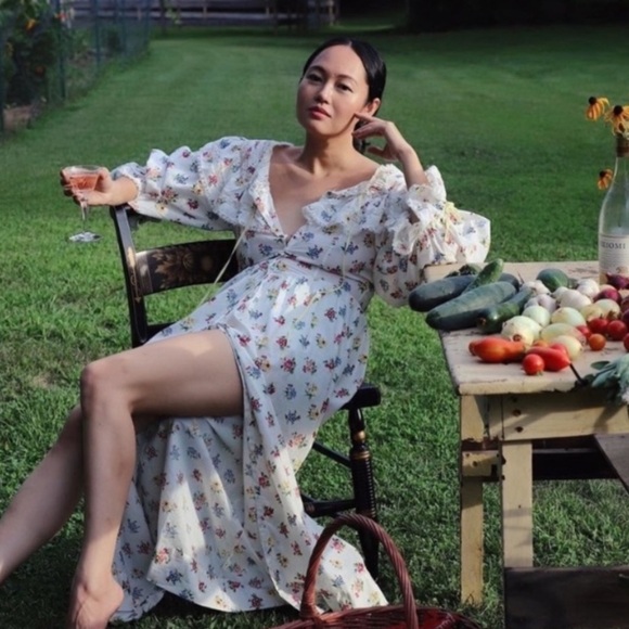 DOEN Lucretia Floral Dress Size L NWT - Picture 5 of 16